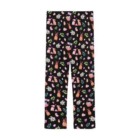 Easter-Mens-Pajama-Black-Back-View