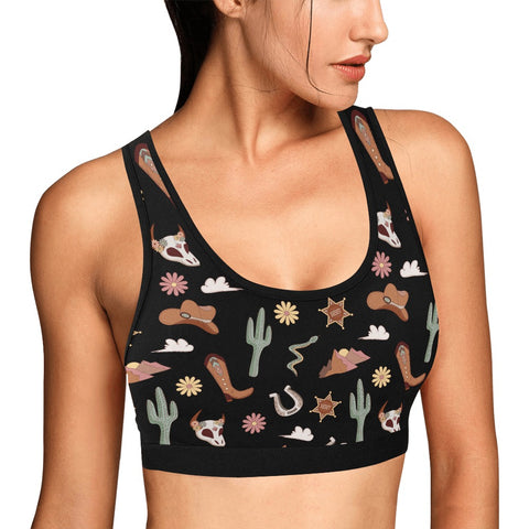 Country-Womens-Bralette-Black-Model-Side-View