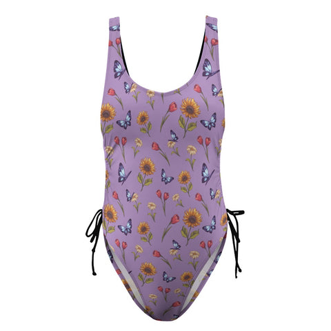 Summer-Garden-Womens-One-Piece-Swimsuit-Light-Purple-Product-Front-View