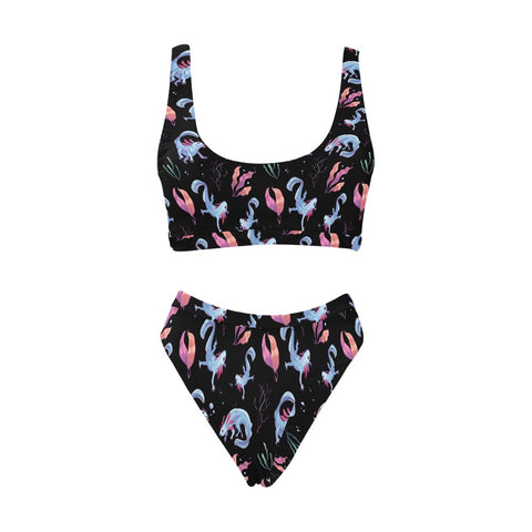Axolotl-Womens-Bikini-Set-Black-Front-View
