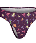 Spells-and-Potions-Women's-Thong-Dark-Purple-Product-Side-View