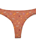 Thanks-Giving-Women's-Thong-Pumpkin-Product-Front-View