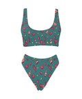 Spicy-Womens-Bikini-Set-Teal-Front-View