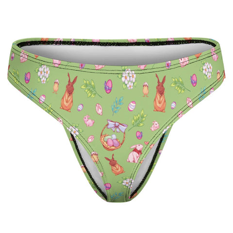 Easter-Womens-Thong-Lime-Green-Product-Front-View