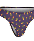 Pineapple-Womens-Thong-Dark-Purple-Product-Side-View