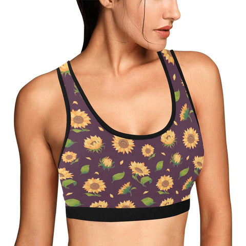 Sunflower-Womens-Bralette-Dark-Purple-Model-Side-View