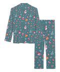 Christmas-Women's-Pajama-Set-Teal-Product-View