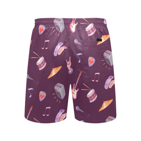 Rock 'N' Roll Men's Swim Trunks