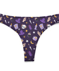 Witch-Core-Womens-Thong-Dark-Purple-Product-Front-View