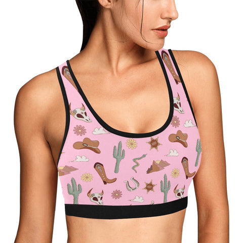 Country-Womens-Bralette-Pink-Model-Side-View