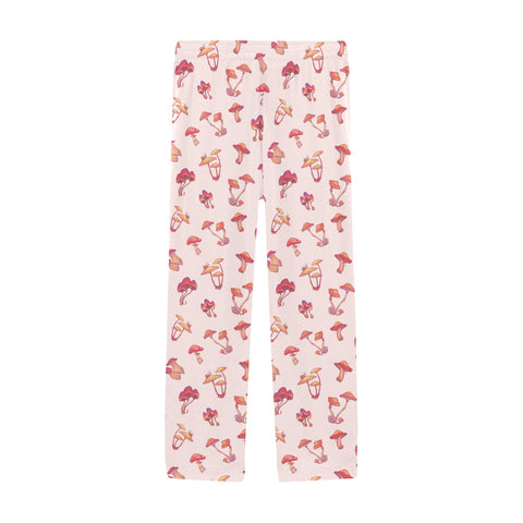 Mushroom-Mens-Pajama-Baby-Pink-Front-View