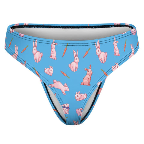 Bunny-Womens-Thong-Sky-Blue-Product-Front-View