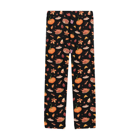 Thanksgiving-Mens-Pajama-Black-Front-View