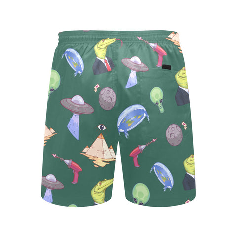 Conspiracy Theory Men's Swim Trunks