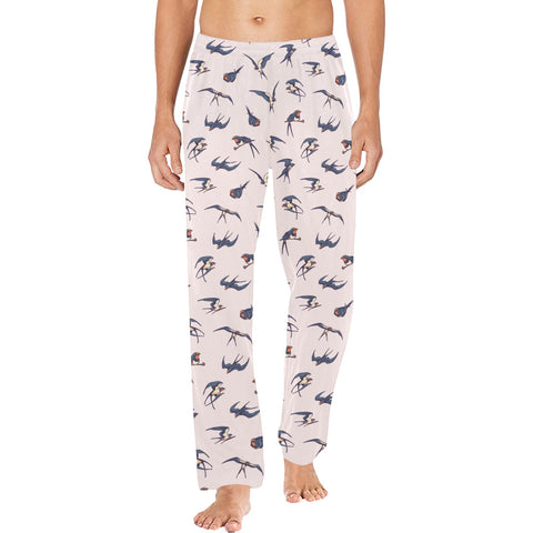 Sparrow-Mens-Pajama-White-Model-Front-View