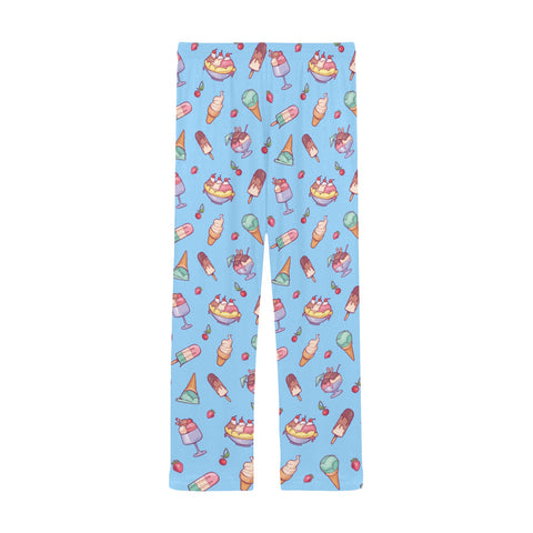 Banana-Split-Mens-Pajama-Sky-Blue-Back-View