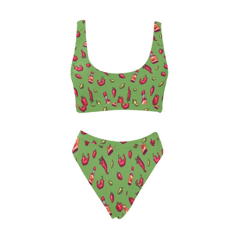 Spicy-Womens-Bikini-Set-Light-Green-Front-View