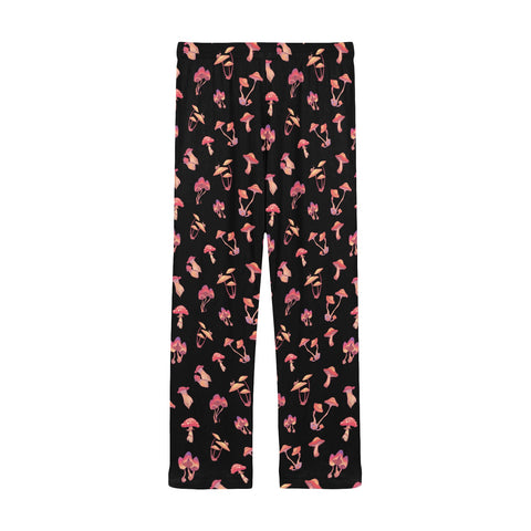 Mushroom-Mens-Pajama-Black-Back-View