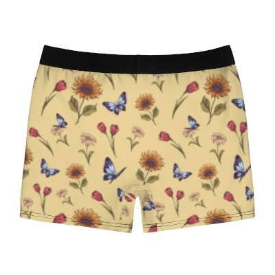 Summer-Garden-Men's-Boxer-Briefs-Pastel-Yellow-Back-View
