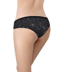 Astrology-Womens-Hipster-Underwear-Black-Model-Back-View