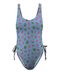 Watermelon-Womens-One-Piece-Swimsuit-Blue-Product-Front-View