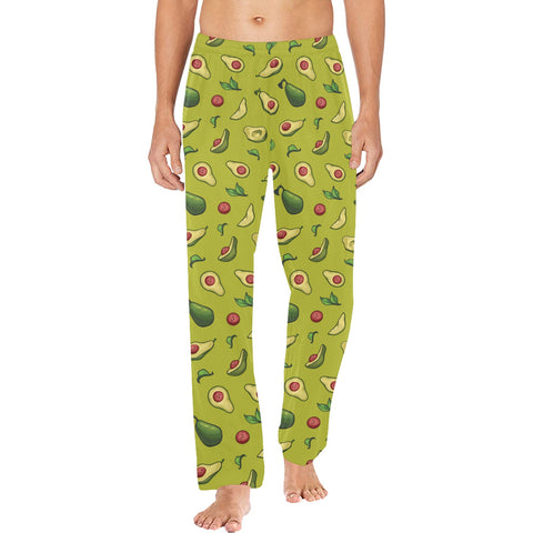 Happy-Avocado-Mens-Pajama-Guacamole-Model-Front-View