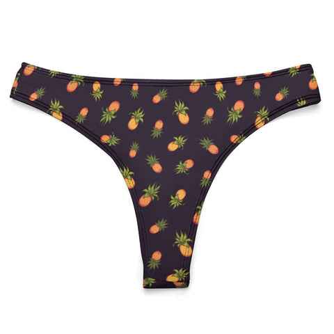 Pineapple-Womens-Thong-Midnight-Purple-Product-Front-View