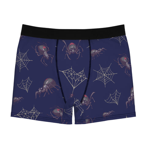 Black-Widow-Mens-Boxer-Briefs-Royal-Blue-Front-View