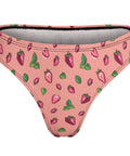 Strawberry-Women's-Thong-Coral-Product-Back-View