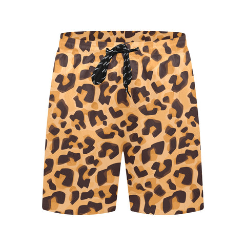 Animal-Print-Mens-Swim-Trunks-Leopard-Front-View