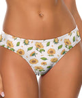 Sunflower-Womens-Thong-Snow-Model-Front-View
