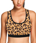 Animal-Print-Womens-Bralette-Leopard-Model-Front-View