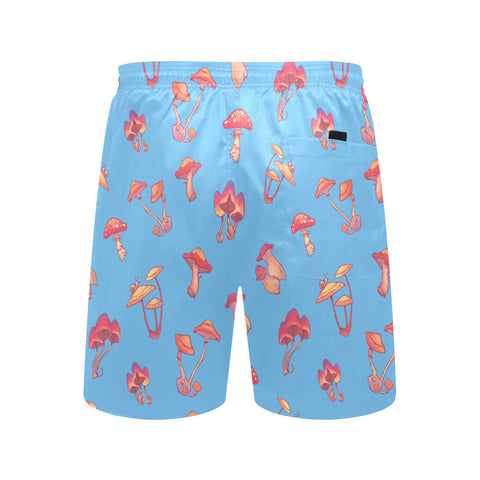 Mushroom-Mens-Swim-Trunks-Sky-Blue-Back-View
