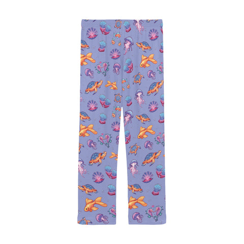 Sea-Life-Mens-Pajama-Lavender-Back-View