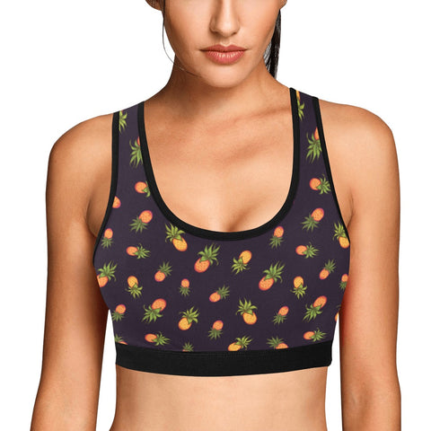 Pineapple-Womens-Bralette-Midnight-Purple-Model-Front-View