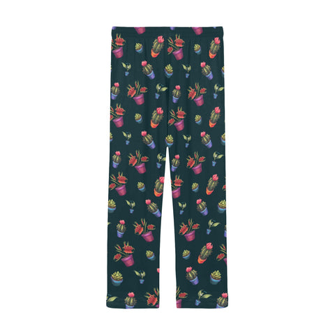 House-Plant-Mens-Pajama-Midnight-Blue-Back-View