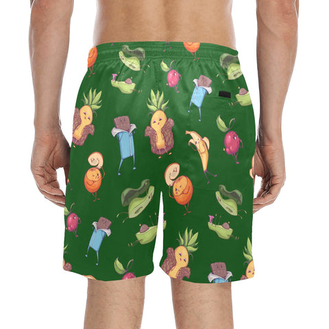 Flirty Fruit Men's Swim Trunks