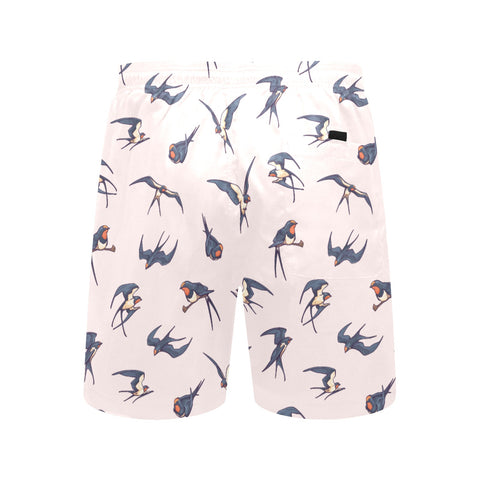 Sparrow-Mens-Swim-Trunks-White-Back-View