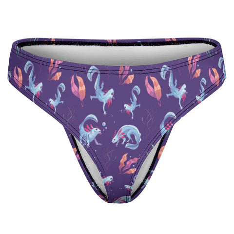 Axolotl-Womens-Thong-Dark-Purple-Product-Front-View