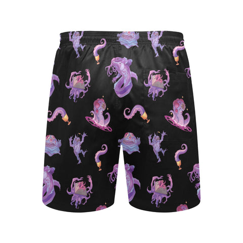 Eldritch-Horror-Men's-Swim-Trunks-Black-Back-View
