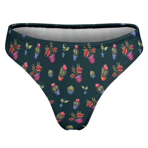 House-Plant-Womens-Thong-Midnight-Blue-Product-Back-View