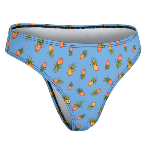 Pineapple-Womens-Thong-Sky-Blue-Product-Side-View