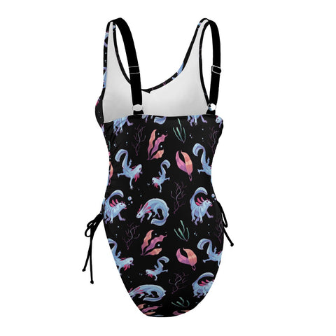 Axolotl-Women's-One-Piece-Swimsuit-Black-Product-Side-View