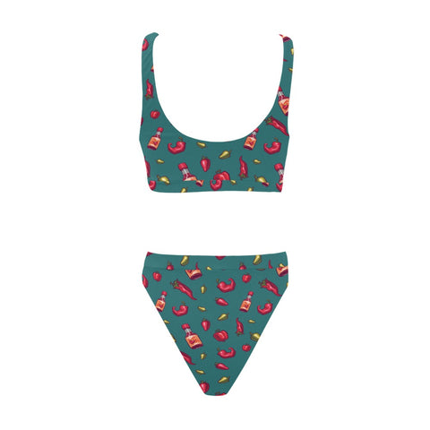 Spicy-Womens-Bikini-Set-Teal-Back-View