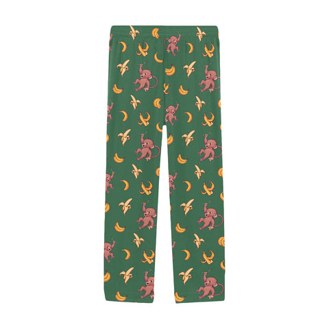 Baby-Monkey-Mens-Pajama-Green-Front-View