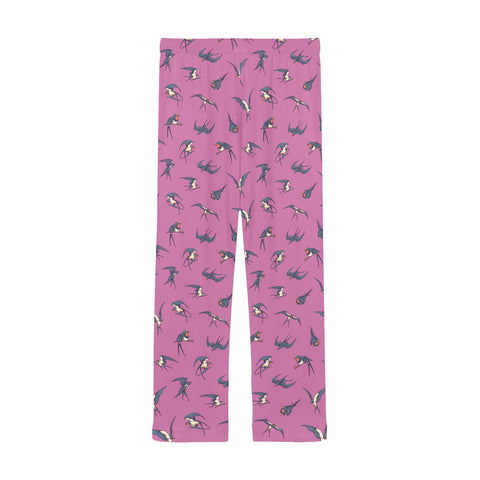 Sparrow-Mens-Pajama-Pink-Back-View