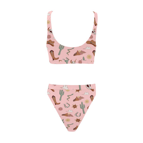 Country-Womens-Bikini-Set-Light-Pink-Back-View
