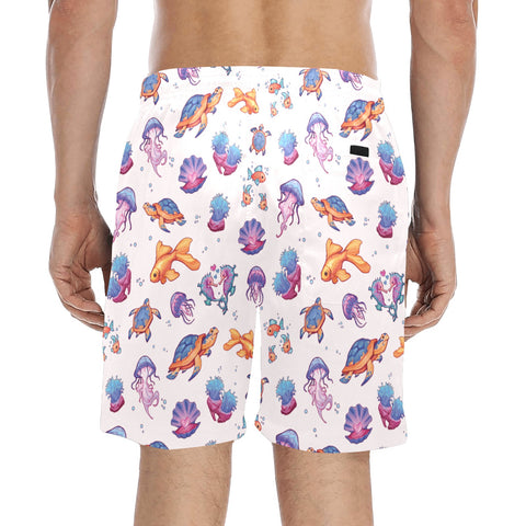 Sea-Life-Mens-Swim-Trunks-Snow-Model-Back-View