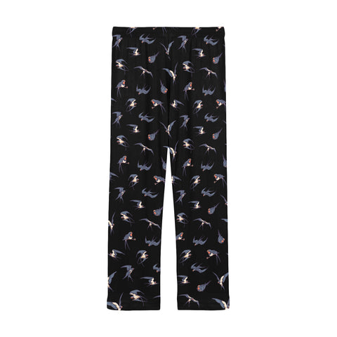 Sparrow-Mens-Pajama-Black-Back-View