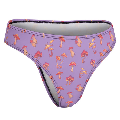 Mushroom-Women's-Thong-Light-Purple-Product-Side-View